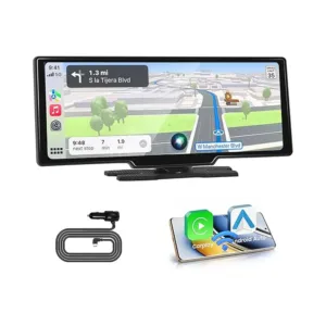 Inefala Car Radio GPS Navigator with Wireless Carplay Android