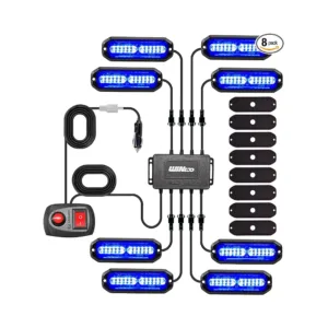 WINECO 8PCS LED Strobe Lights